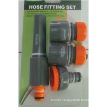 Suprior ABS Garden Hose Fitting Set with Hose Connector, Adaptor, Nozzle